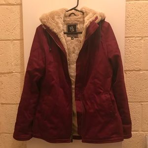 Hoodlamb medium hemp red coat